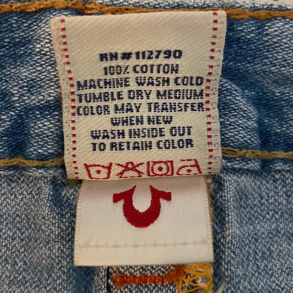 True Religion, Girls Sz 14, Distressed Skirt - Picture 5 of 6